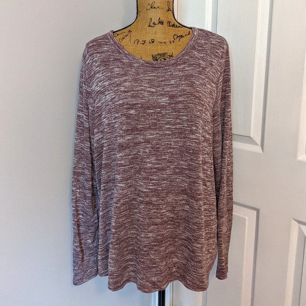 Old Navy Maroon and white sweater